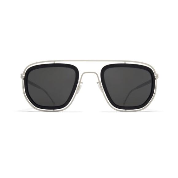 Mykita Mylon Pitch Black/Shiny Silver Ferlo Sunglasses - Picture 9 of 9